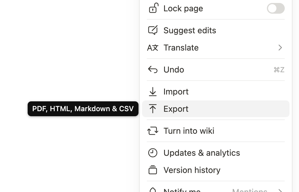 Notion Importer