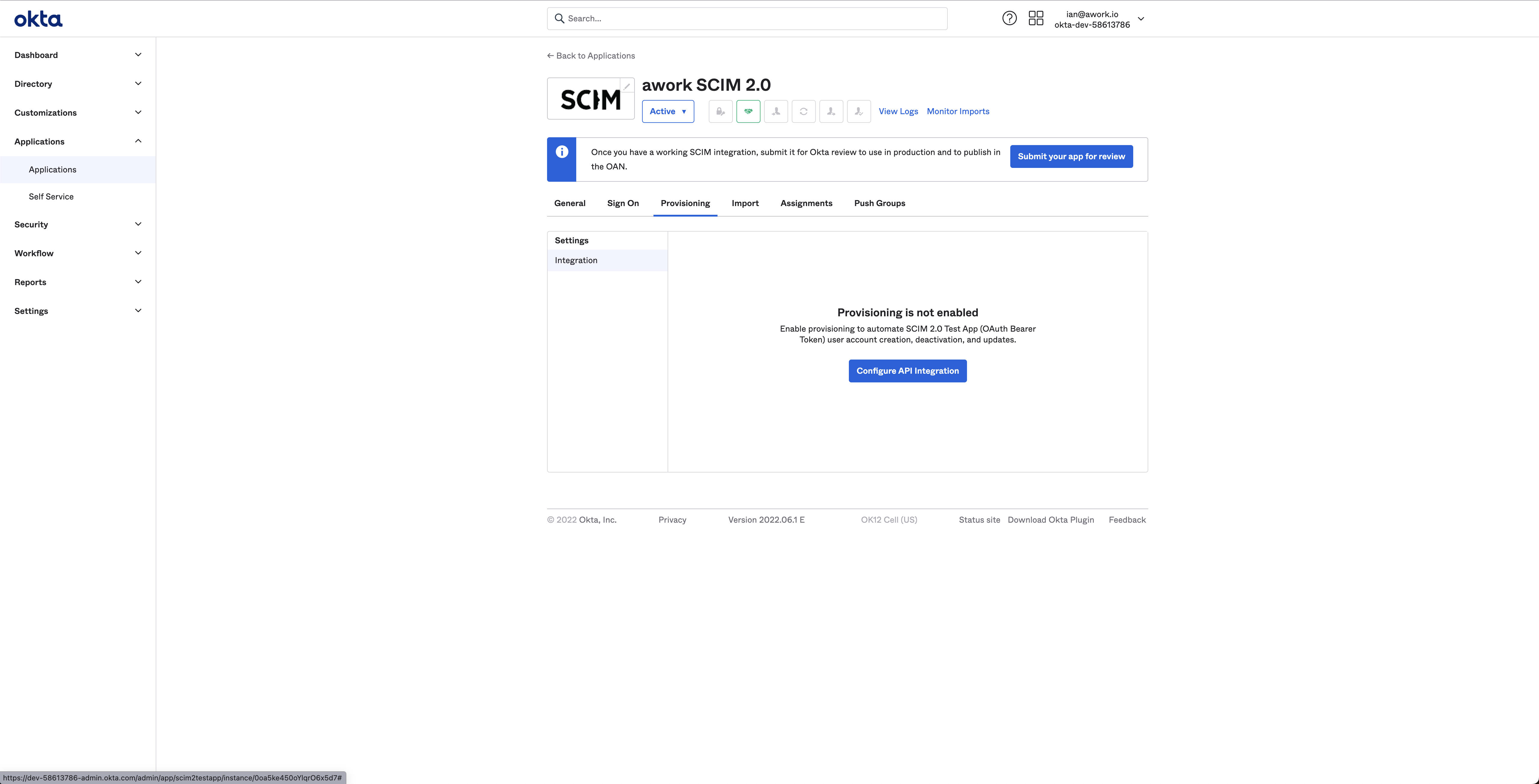 Setting Up SCIM