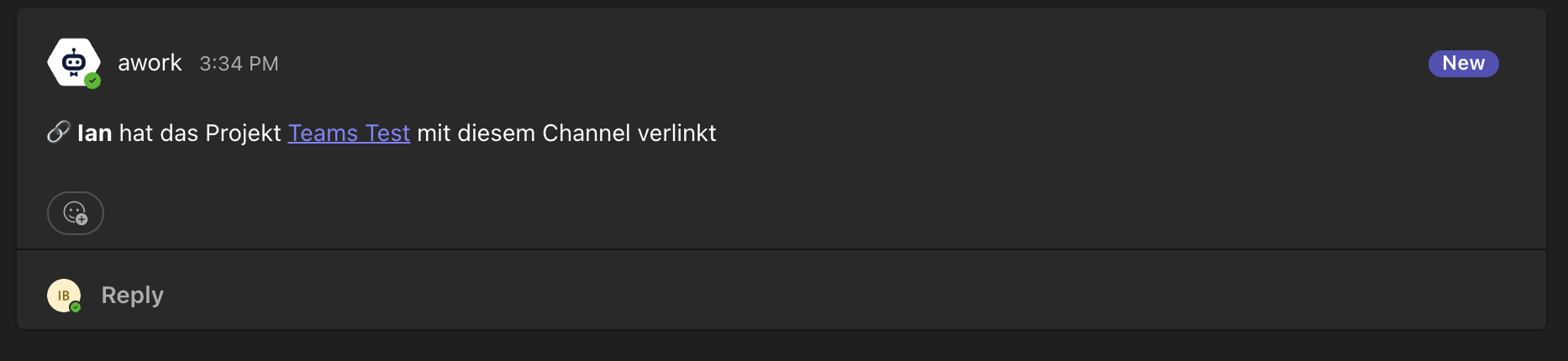 Integration mit Microsoft Teams